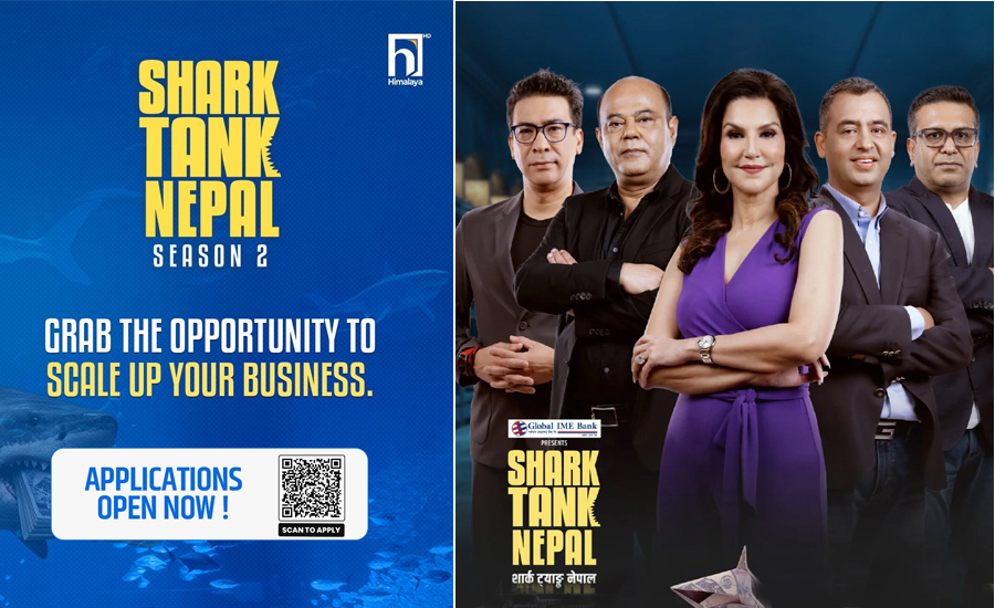 ‘शार्क ट्यांक नेपाल’ दोस्रो सिजनको आवेदन खुल्यो, ५० करोड लगानी जुटाउने लक्ष्य